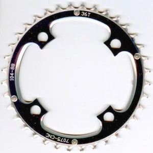 gobike88 Driveline black chainring chainring 36T BCD 104mm 49g MTB CHAINRING 206 - Picture 1 of 2