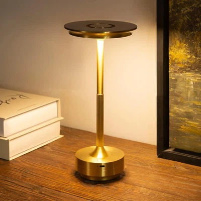 Cordless Table Lamp, 5200mAh Rechargeable Battery Operated Desk Lamp, 3-Color... - Image 1 of 4