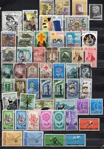 ITALY.  COLLECTION BUILDER OF 234 ALL DIFFERENT STAMPS.  MOSTLY COMMEMORATIVES. - Picture 1 of 5