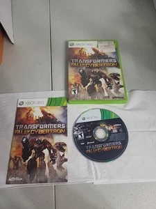 Transformers Fall of Cybertron Xbox 360 Complete In Box, Working Pics  - Picture 1 of 18