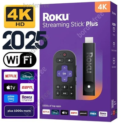 Roku Streaming Stick Plus 4K & HDR Roku Streaming Device for TV w/ Voice Remote - Image 1 of 4