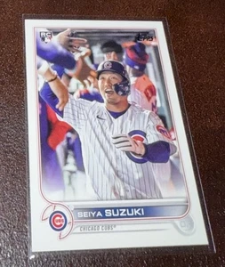 2022 Update Image Variation SP (High Fiving in Dugout) Seiya Suzuki Rookie RC - Picture 1 of 3
