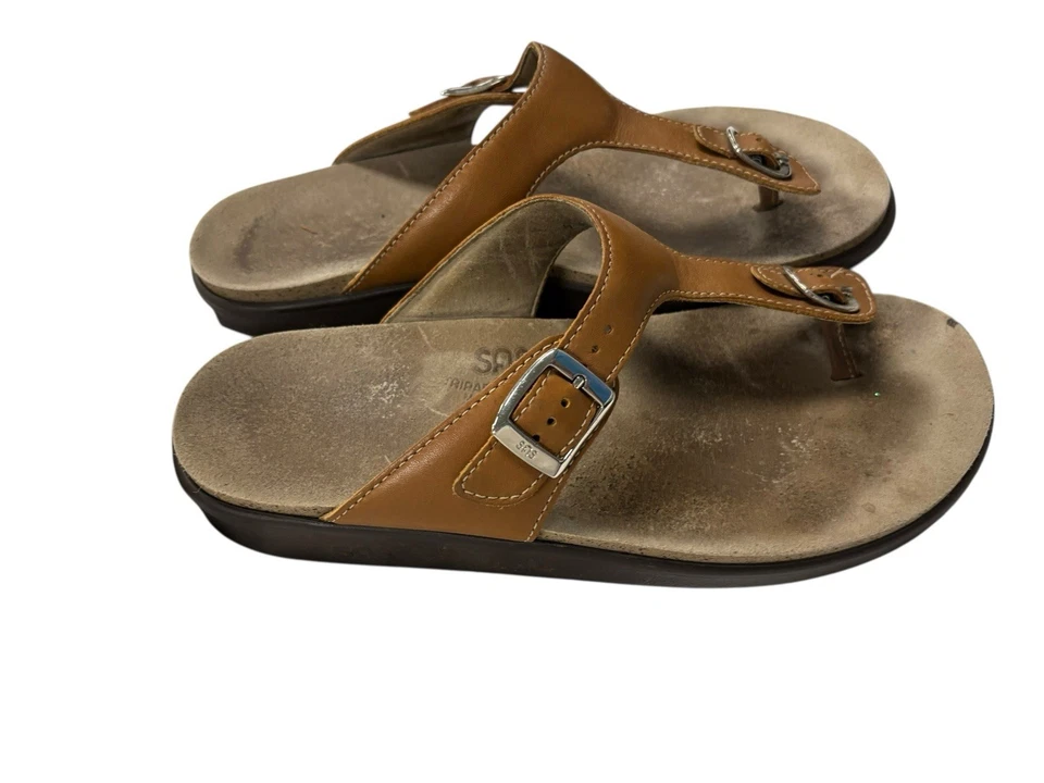 SAS Women’s Sanibel Caramel Brown Size 9.5 M Sandals Flip Flops Tan - Image 1 of 4