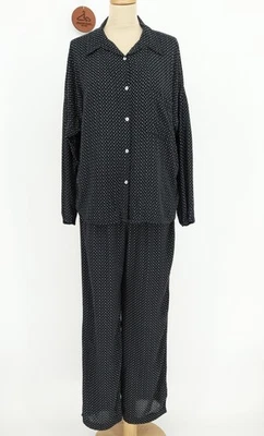 Eberjey Victoria Pajama Set Small Button Up Top Pull On Pants Lounge Sleep - Image 1 of 4