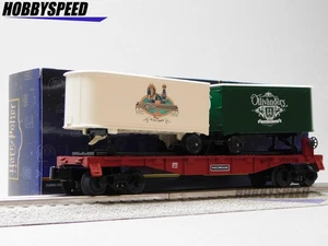 LIONEL HARRY POTTER HOGSMEADE FLATCAR W/ PIGGYBACK TRAILER O GAUGE 2528560 NEW - Picture 1 of 10