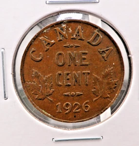 1926 Canada George V 1¢ One Cent Penny KM# 28 SP4968 - Picture 1 of 2