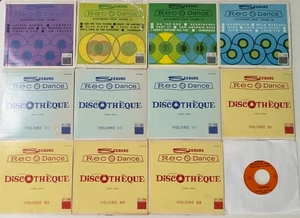 LOT: 12 SEEBERG DISCOTHEQUE & RHYTYM SERIES 7” Eps w/SLEEVES~JUKEBOX 1960s/70s - Bild 1 von 4