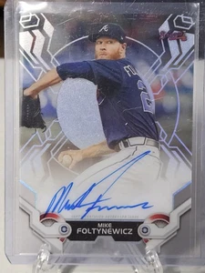 2019 Topps High Tek Autographs Mike Foltynewicz Auto Atlanta Braves #HTA-MF - Picture 1 of 2