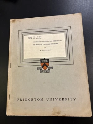 Cohomology Operations & Obstructions To Extending Continuous Functions (1957) - Image 1 of 4