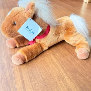 Wells Fargo Bridget Legendäres Pony Plüschtier Stofftier Spielzeug 2017 Braun Kastanie - Bild 1 von 15