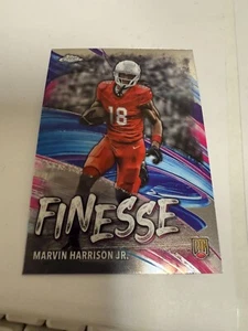 2024 Topps Stadium Club Finesse Marvin Harrison Jr. RC - Picture 1 of 1