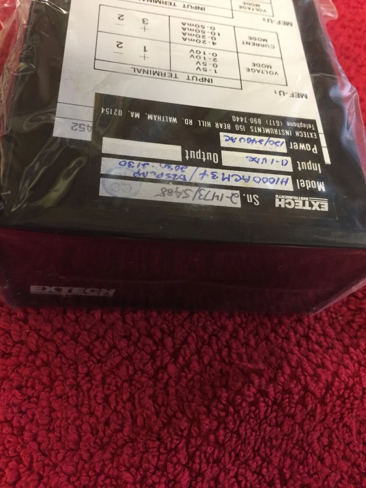 EXTECH INSTRUMENTS #MEF-H1000ACM34 TEMPERATURE CONTROLLER - Image 1 of 1