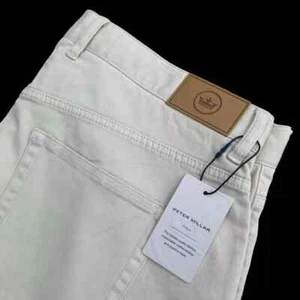 Peter Millar ultimativer Satin Größe 40 x 34 Hose 5-Pocket-Hose beige 170 $ - Bild 1 von 11