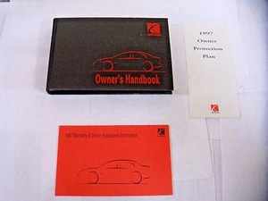 1997 SATURN OWNER'S MANUAL HARDCOVER, HANDBOOK 3/PC SET / GOOD CONDITION / OEM - Picture 1 of 5