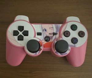 Anime Manga Girl Pink For PS3 Wireless Controller Game Control Pad Japan Lady - Picture 1 of 2