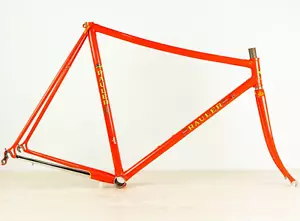 RAULER CRITERIUM COLUMBUS TIME TRIAL BIKE AERO FRAME STEEL 55 VINTAGE CRONO TT - Picture 1 of 24