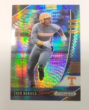 2020 Prizm Draft Picks Zach Daniels Hyper Blue & Carolina Blue Prizm #PDP131 