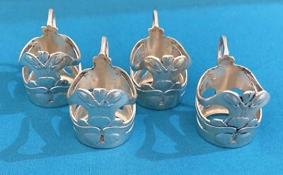 1 monture verre à liqueur GALLIA CHRISTOFLE métal argenté ART NOUVEAU 4dispo - Photo 1/4