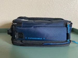Ultra Arctic Zone Original Expandable Lunch Bag Dark Blue With Cooler Pack - Picture 1 of 9
