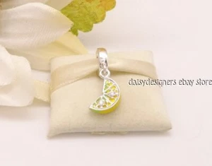 NEW Pandora Lemon Slice Sparkling Fruit Charm 791696C01 RETIRED - Picture 1 of 4