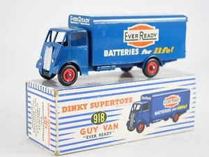 Dinky Toys GB n° 918 camion Guy van EVER READY Truck jamais joué en boite RARE - Imagen 1 de 13