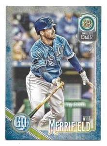 2018 Topps Gypsy Queen Indigo #227 Whit Merrifield #018/250 Kansas City Royals - Imagen 1 de 2