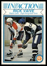 1982-83 OPC O-Pee-Chee Rick Vaive #336 IA Toronto Maple Leafs