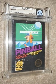Pinball (Nintendo NES) WATA 9.8 A+ NEW Factory Sealed Round Seal