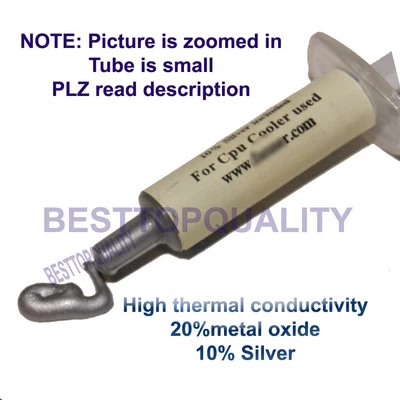 STARS-700 SILVER Thermal Grease CPU GPU PS3 XBOX HeatSink Compound Paste Syringe - Image 1 of 2