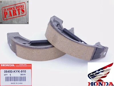 CONJUNTO DE SAPATOS DE FREIO HONDA CRF110F CRF125F 06450-KYK-910 ORIGINAL DO FABRICANTE  - Imagem 1 de 4
