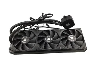 iBUYPOWER - AW4 360mm Radiator CPU Liquid Cooler (3x120mm Fans) w/RGB- Black - Picture 1 of 8