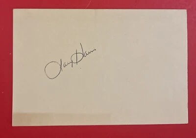 Seattle Pilots Larry Haney 1969 autógrafo firmado 3 X 5 tarjeta índice corte de papel de colección Foto 1 de 2