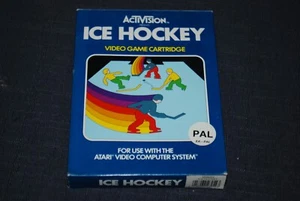 JEU ATARI 2600 ICE HOCKEY 1981 EN BOITE AVEC NOTICE - Picture 1 of 4