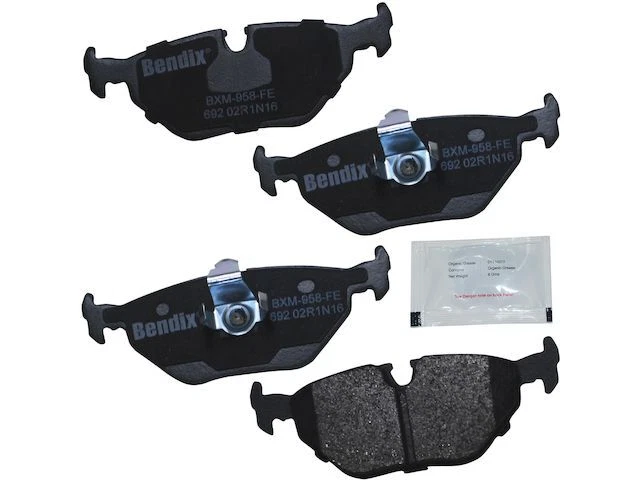 Para 1988-1991, 1994-1999 BMW M3 conjunto de pastilhas de freio traseiras Bendix 33594FSDG 1989 1990 - Imagem 1 de 2