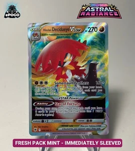 Hisuian Decidueye Vstar 084/189 Ultra Rare Pokemon TCG: Astral Radiance MINT - Picture 1 of 2