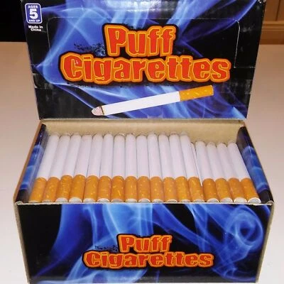 144 Fake Puff Cigarettes - Magic Trick Gag Toy Prank - Fake Smoke Prop Wholesale - Image 1 of 4