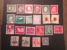 Germany (West) 1954 and 1955 collection of 22 fine used commemoratives, CV £90+