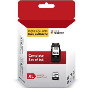PG-240 XL Black Ink Cartridge for Canon 240XL PIXMA Printer MG2120 MG3620 MX532 - Picture 1 of 8