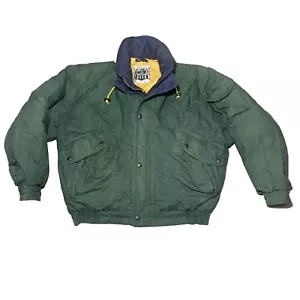 Vintage Herren Retro Daunenjacke Lifes Abenteuer Armaturenbrett mehrfarbig Größe M - Bild 1 von 5