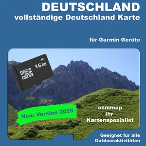 DEUTSCHLAND Karte Topo GARMIN Montana Oregon etrex Legend HCx Edge 705 Edge 800 - Bild 1 von 7