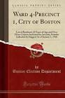 Ward 4Precinct 1, City of Boston List of Residents