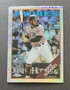 2023 Topps Series 2 Baseball EGUY ROSARIO Padres RC 2T88C-72 Silver Mojo Rookie - Picture 1 of 2