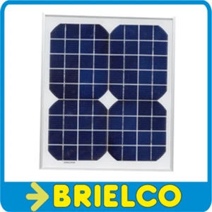 PLACA ENERGIA SOLAR PANEL CARGADOR 12V 10W ECONOMICA BD6351 - Imagen 1 de 1