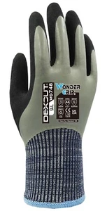12 x Wonder Grip WG-748 DEXCUT Latex Coated 13 Gauge Heat/Cold Resistant Gloves - Picture 1 of 3