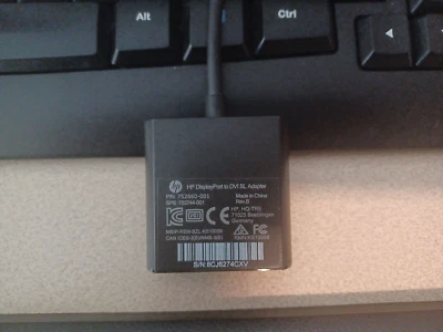 HP Display Port to DVI SL Adapter - Image 1 of 3