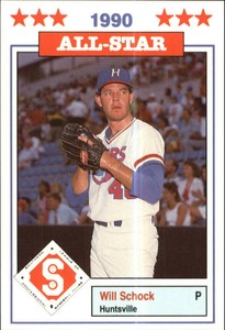 1990 Southern League All-Stars Don Jennings #18 Will Schock