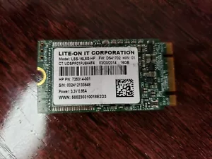 Lite-On LSS-16L6G-HP 16GB PN: 735314-001 M.2 mSATA Solid State Drive - Picture 1 of 2