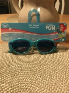Disney Store. Little Mermaid. Aqua. kids sunglasses ages 3 and up NEW - Picture 1 of 9
