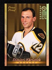 1997-98 Donruss Studio Gold Press Proof /250 Dmitri Khristich Dimitri #80