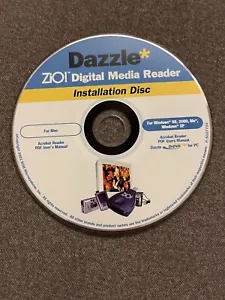 Dazzle Zi01 Digital Media Reader Installation Disk - Picture 1 of 1